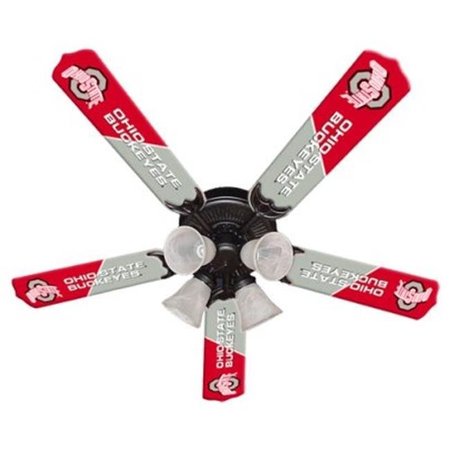 CEILING FAN DESIGNERS Ceiling Fan Designers 7995-OSU New NCAA OHIO STATE BUCKEYES 52 in. Ceiling Fan 7995-OSU